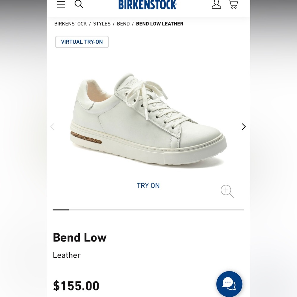 Size 8 (39) Women’s Birkenstock Bend Low Sneakers